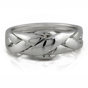 silver puzzle ring.