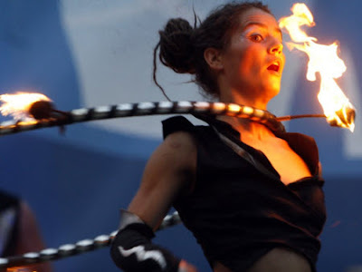 Fiesta del fuego en Kiev