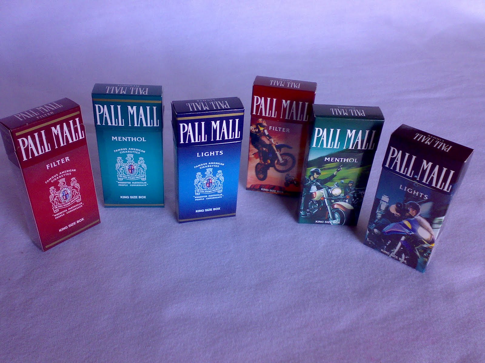 Cigarette Memoirs PALL MALL's Smaller Packs