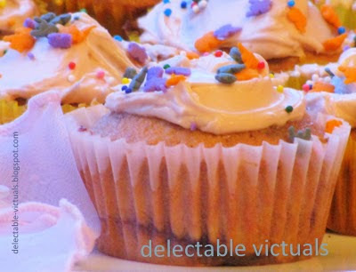 easy cupcake marbled