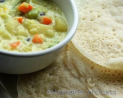 easy recipe aapam ishtew stew kerala delicacy breakfast