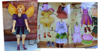 Lily Paper Doll Fairy Sticker Dress Up Play
