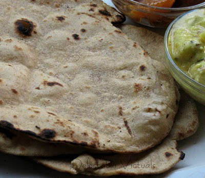 Simple Roti Indian flat bread whole wheat