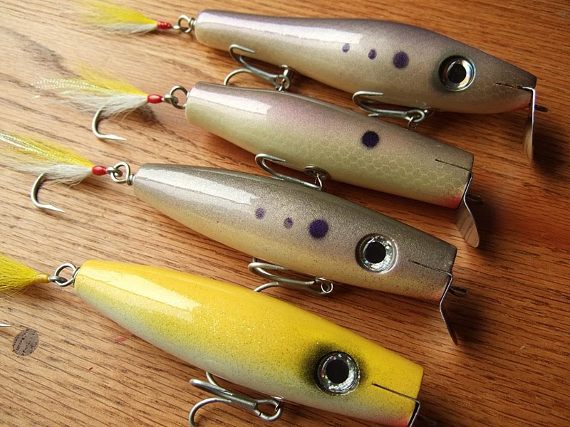 Fishing From Land Painting Plugs and First Post