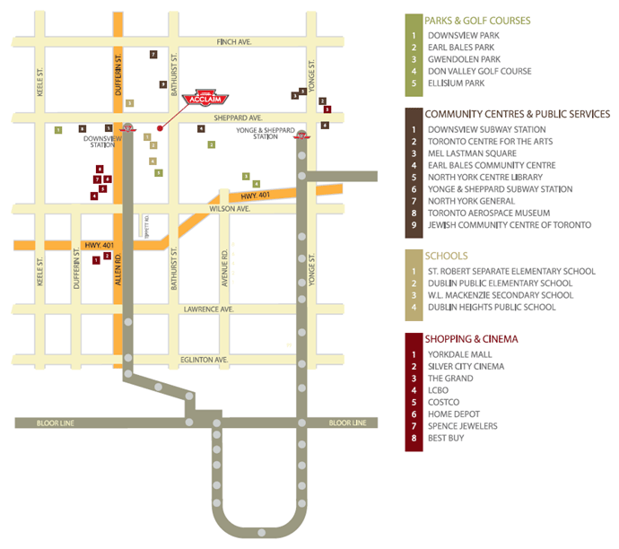 Greater Toronto Area Real Estate News The Acclaim Condo (Bathurst