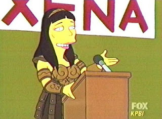 Xena nos Simpsons Xena nos Simpsons
