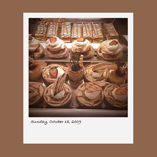 desserts at Las Vegas Venetian Hotel, iPhone polaroid