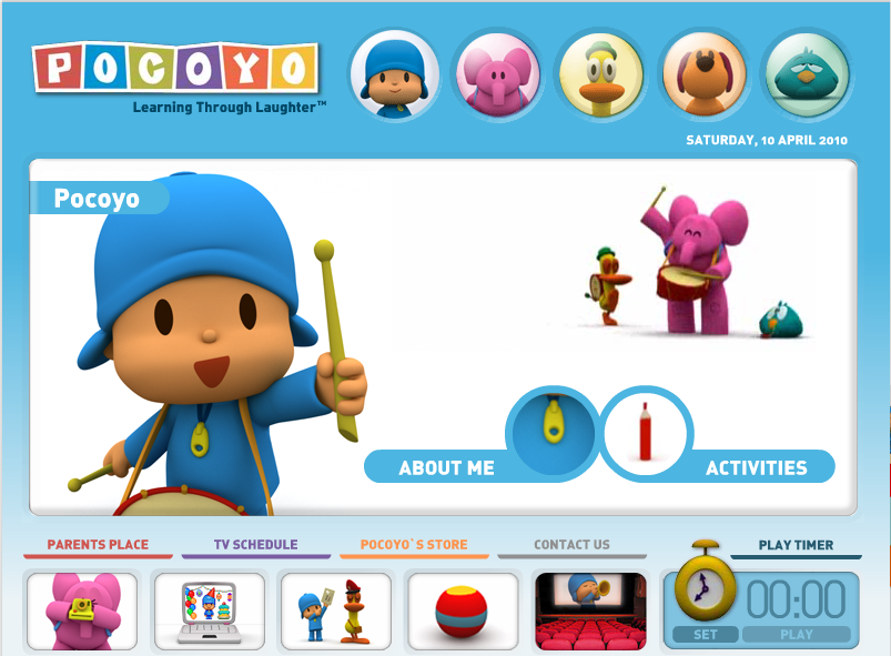 tetibe berminat akan Pocoyo pocoyo wallpaper. tetibe berminat akan Pocoyo