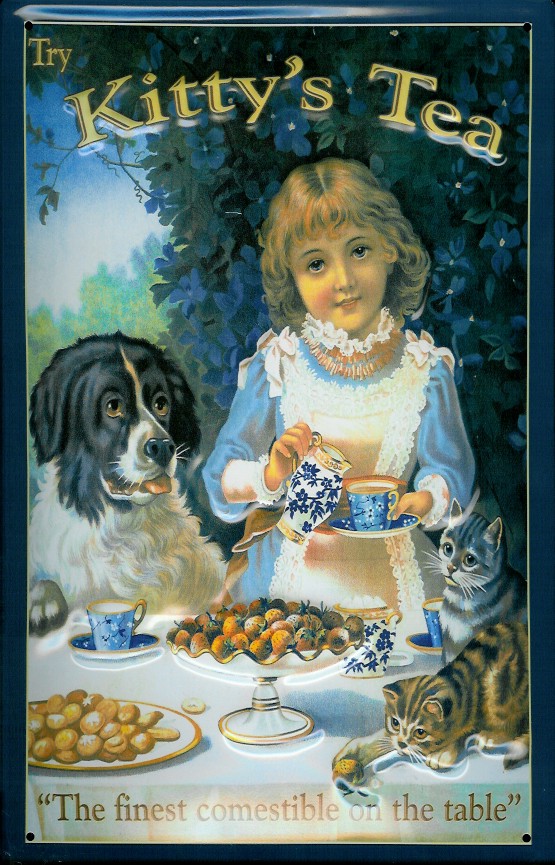 El Origen del Mundo Tea Vintage Metal Tin Signs