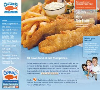 Coupons for captain d's seafood