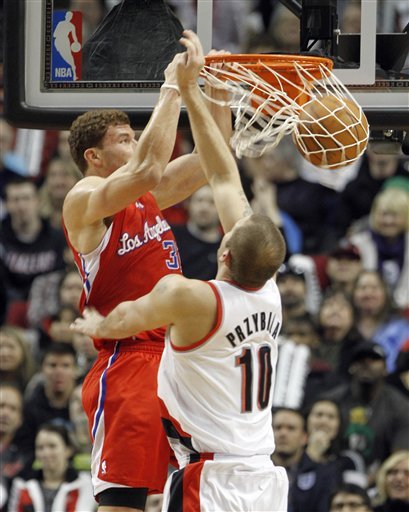 2010-2011 NBA Regular Season: Blake Griffin Dunks On Joel Przybilla