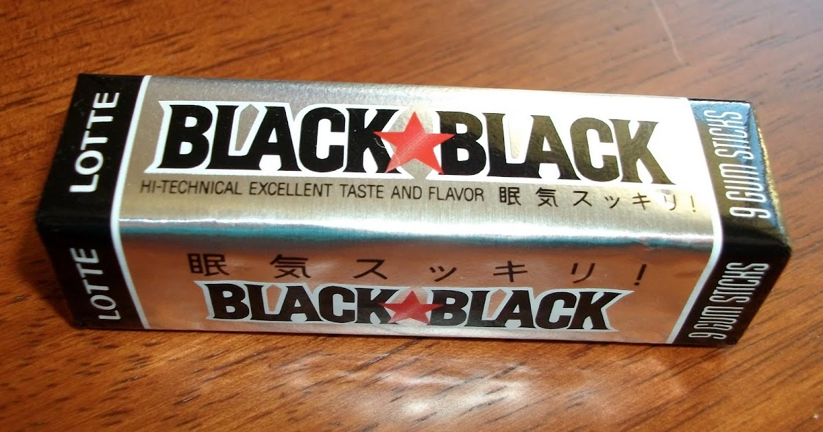 Tasty Japan Lotte Black Black Chewing Gum ロッテ ブラックブラック ガム