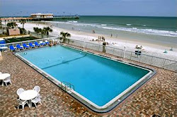 Hotel Mayan Inn aan het strand van Daytona Beach