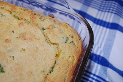 Jalapeno, Scallion and Avocado Corn Bread