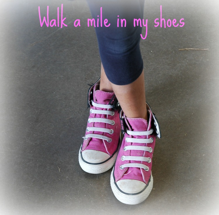 walk a mile in my shoes walk a mile in my shoes