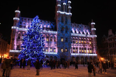 Christmas Tree Grand Place Bruxelles