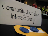 COMJIG's sign at the Albuquerque midwinter meeting