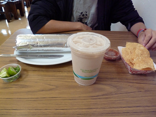 pancho villa's burrito meal