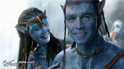 Celebrities Photoshoped To Avatar Mania 