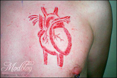 Scarification Painful Tattoos Artwork