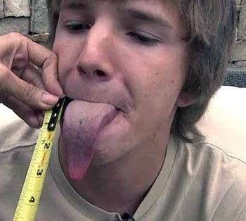 Strange Guy With Longest Tongue