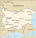 Map of Bulgaria