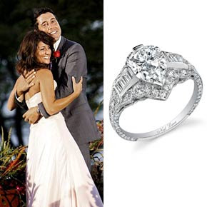 $60,000 Ed Swiderski Diamond Engagement Ring for Jillian Harris