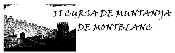 CURSA DE MUNTANYA DE MONTBLANC