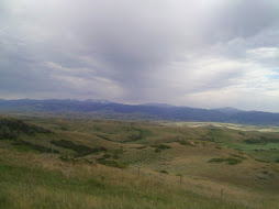 Last view of the mountains ( Big Horn Mts.)
