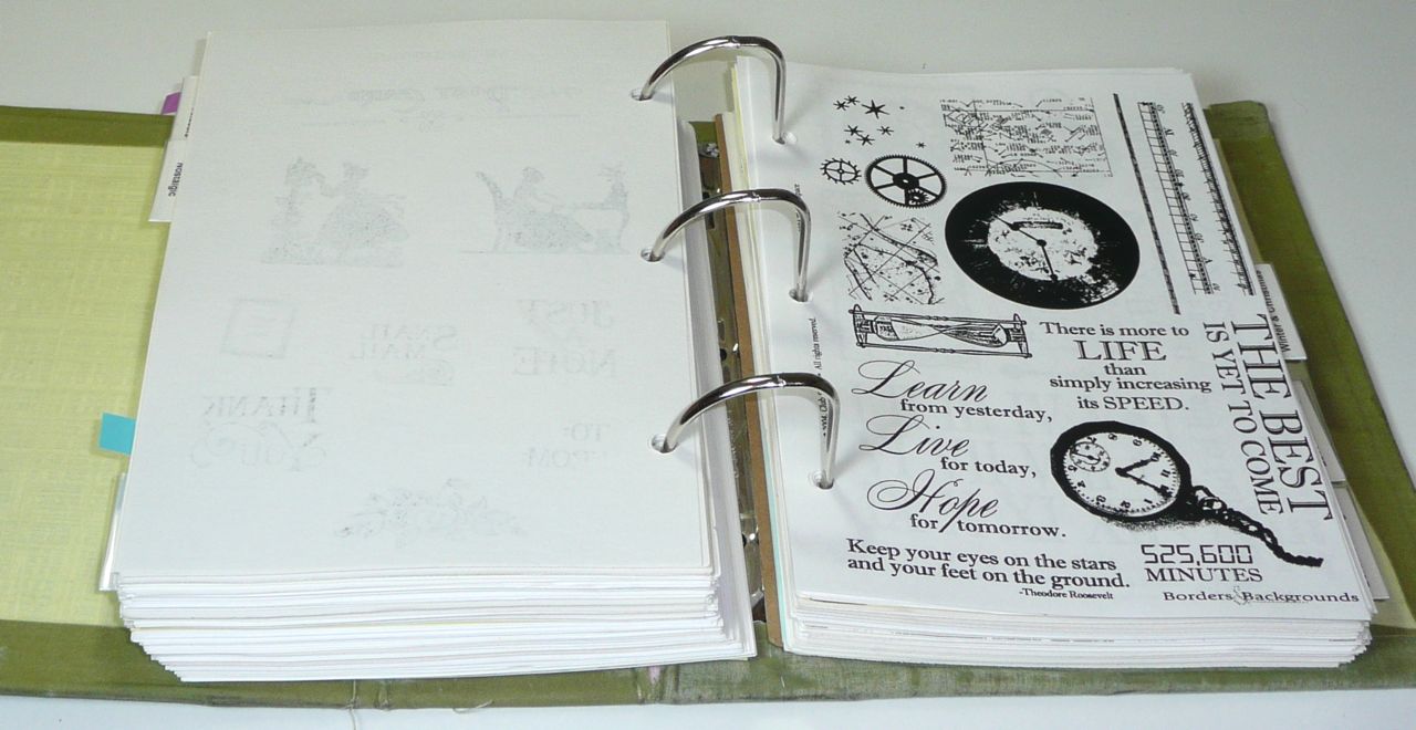 Lift Bridge Cards and Crafts Organization tip 3 Rubber stamp storage