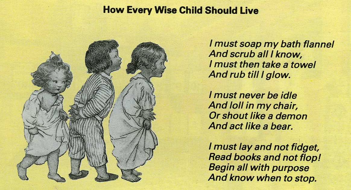 Old Child's Book Page