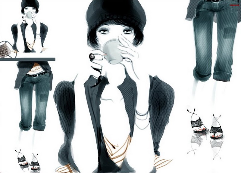 Sohpie Griotto Fashion Illustration Storyboards And Fashion