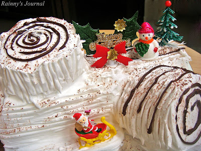 Rainny's Journal: Christmas Log Cake