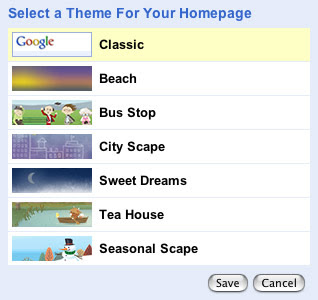 Google Themes