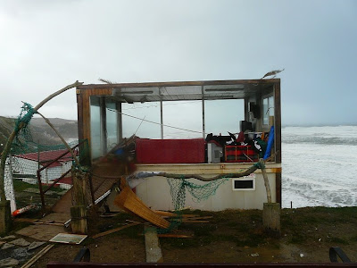 El temporal del 24 de Enero arrasa Bizakia