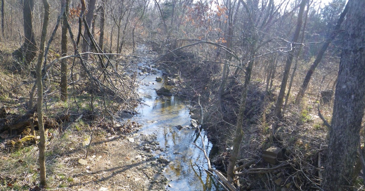 Illinois River Watershed Typical Illinois River tributary southwest of