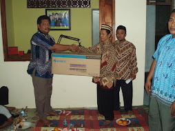 H.Sahruji, SH sumbang AC  & Computer