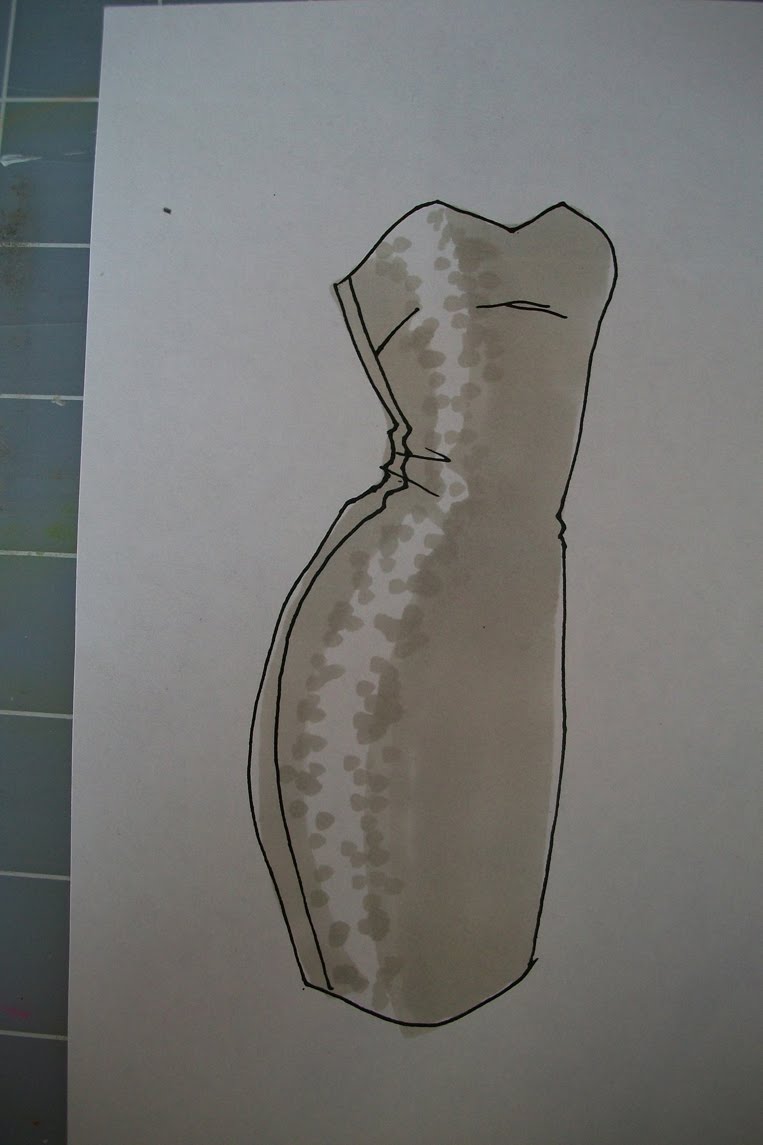 Fashion Illustration for Designers & Illustrators Marker Demo Sequins