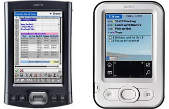 Palm with phone devices