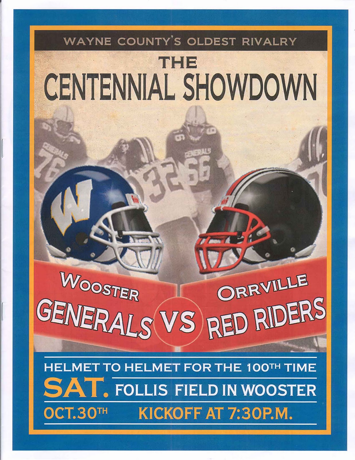 Orrville Red Rider Sports Blog Orrville vs Wooster The 100th game