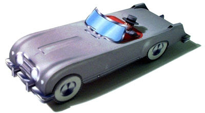 1953 Nash Healey Roadster  Papercraft