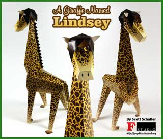 Lindsey the Giraffe Papercraft
