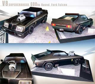 Mad Max V8 Interceptor Papercraft