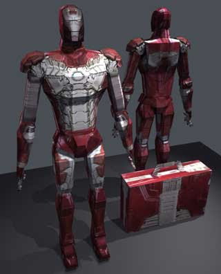 Iron Man 2 Mark V Armor Papercraft