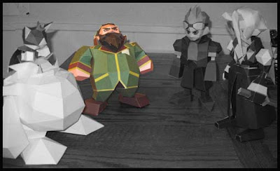 Final Fantasy VII Heidegger Papercraft