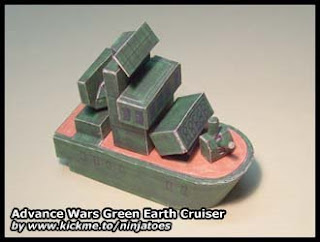 Advance Wars Cruiser Papercraft
