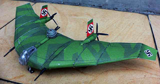 BV38 Flying Wing Papercraft