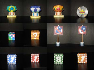 Mario Party Item Pack Papercraft