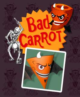 Bad Carrot Paper Toy