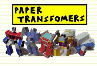 G1 Transformers Papercraft